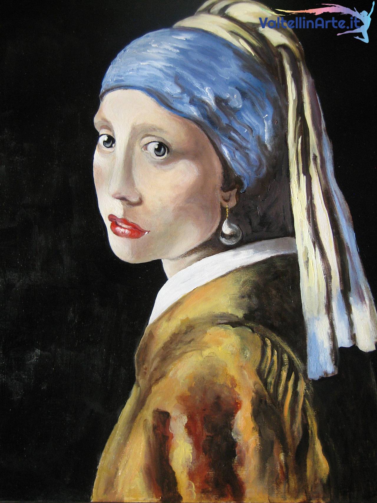 La ragazza con l'orecchino (omaggio a Jan Vermeer