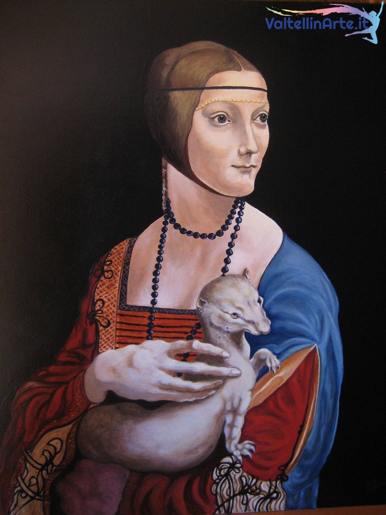 La dama con l'ermellino (Tributo a Leonardo da Vinci )