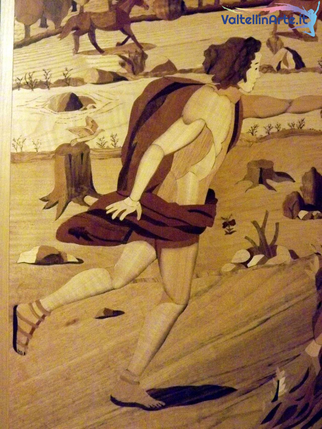 Particolare di Apollo e Dafne