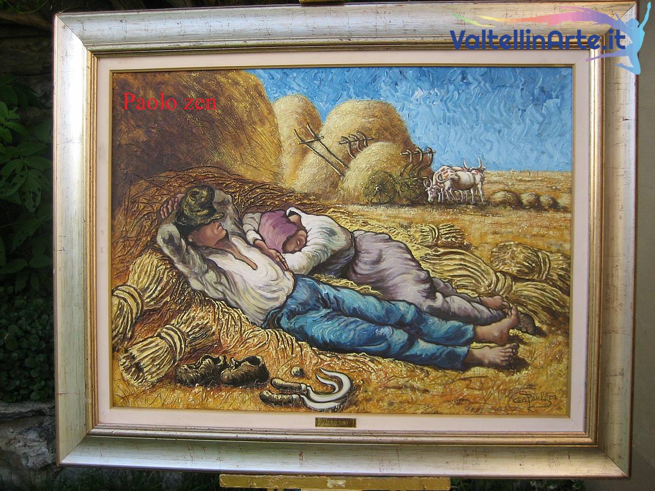 La siesta del mezzodi (Omaggio a Van Gogh )