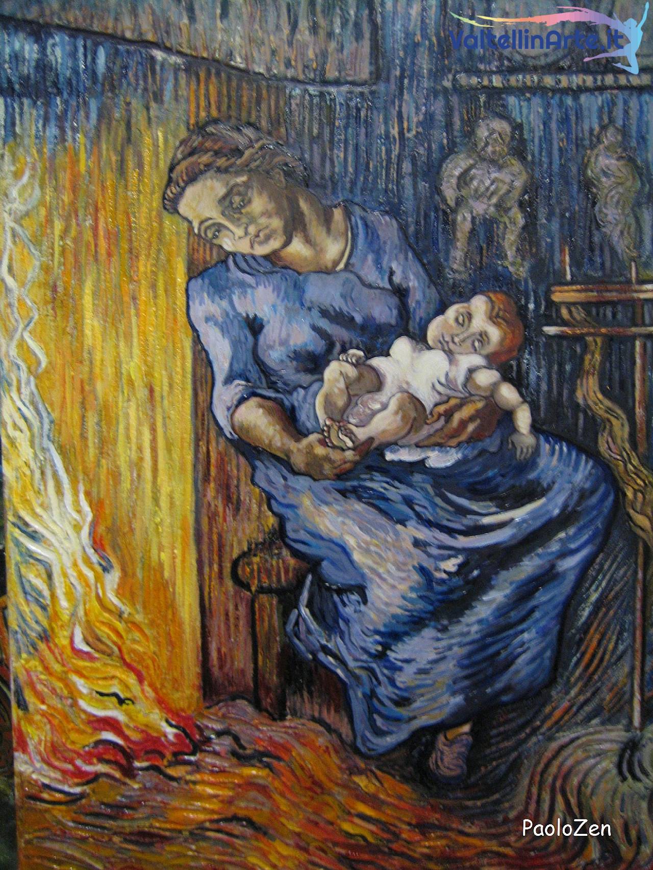 Lattesa(quando il marito Ã¨ in mare)Omaggio a Vincent Van Gogh