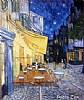 Esterno di caffe¨ di notte (omaggio a Van Gogh)