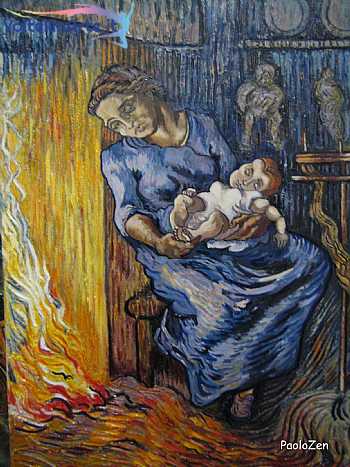 Lattesa(quando il marito Ã¨ in mare)Omaggio a Vincent Van Gogh