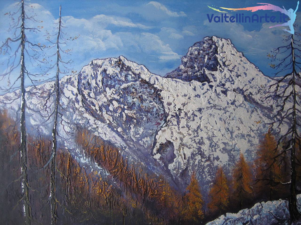 La cima Piazzi vista dal Foscagno