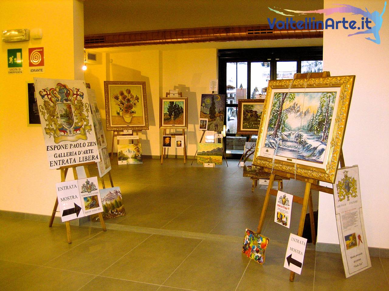 Ricordando una mia mostra alle Corti di Bormio