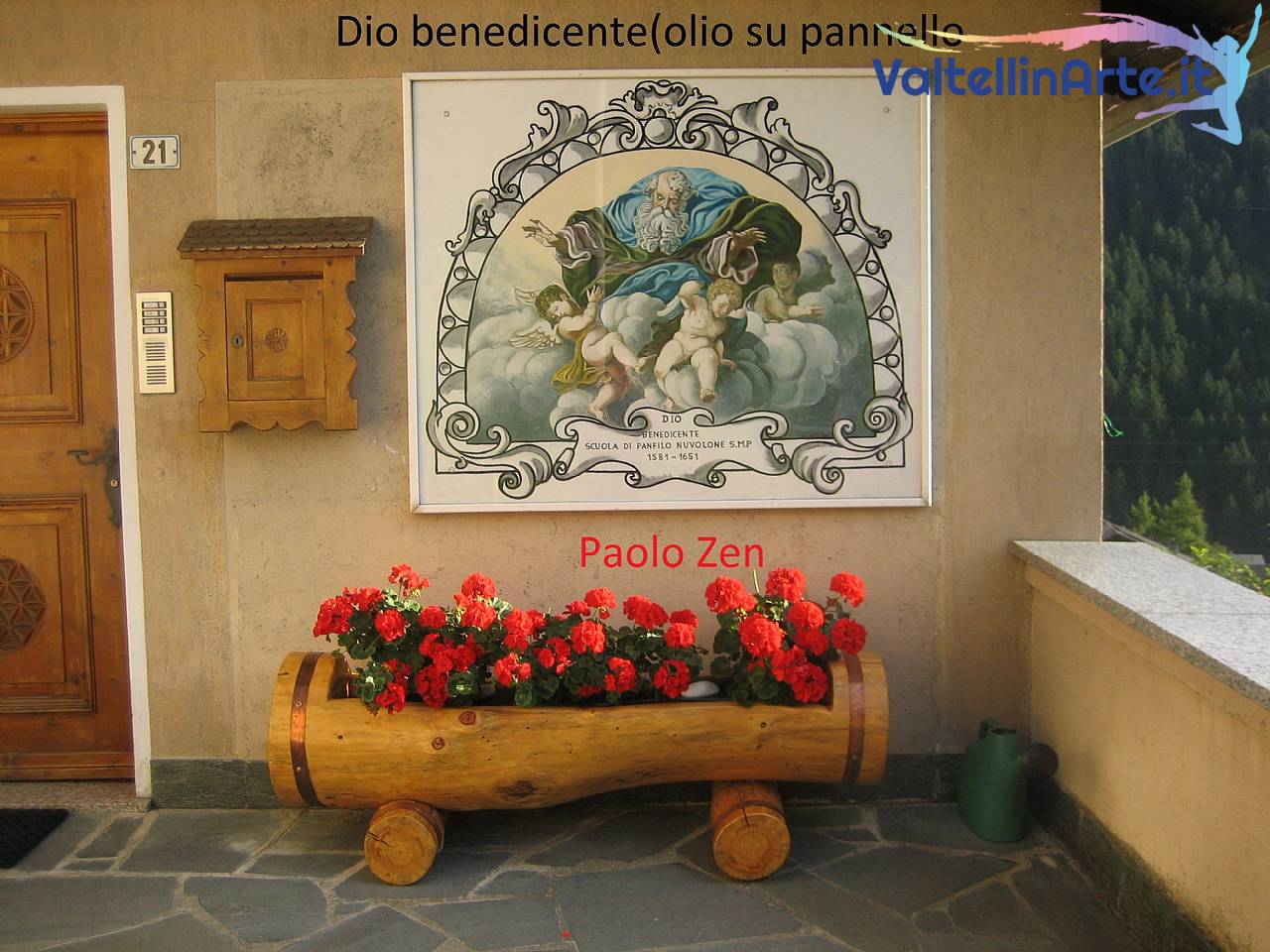Dio benedicente(scuola di Panfilo e Nuvolone)