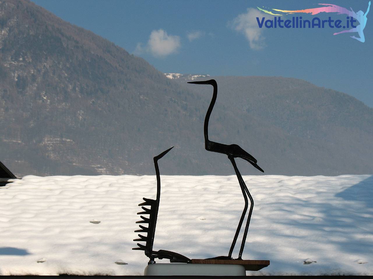 Sculture sulla neve