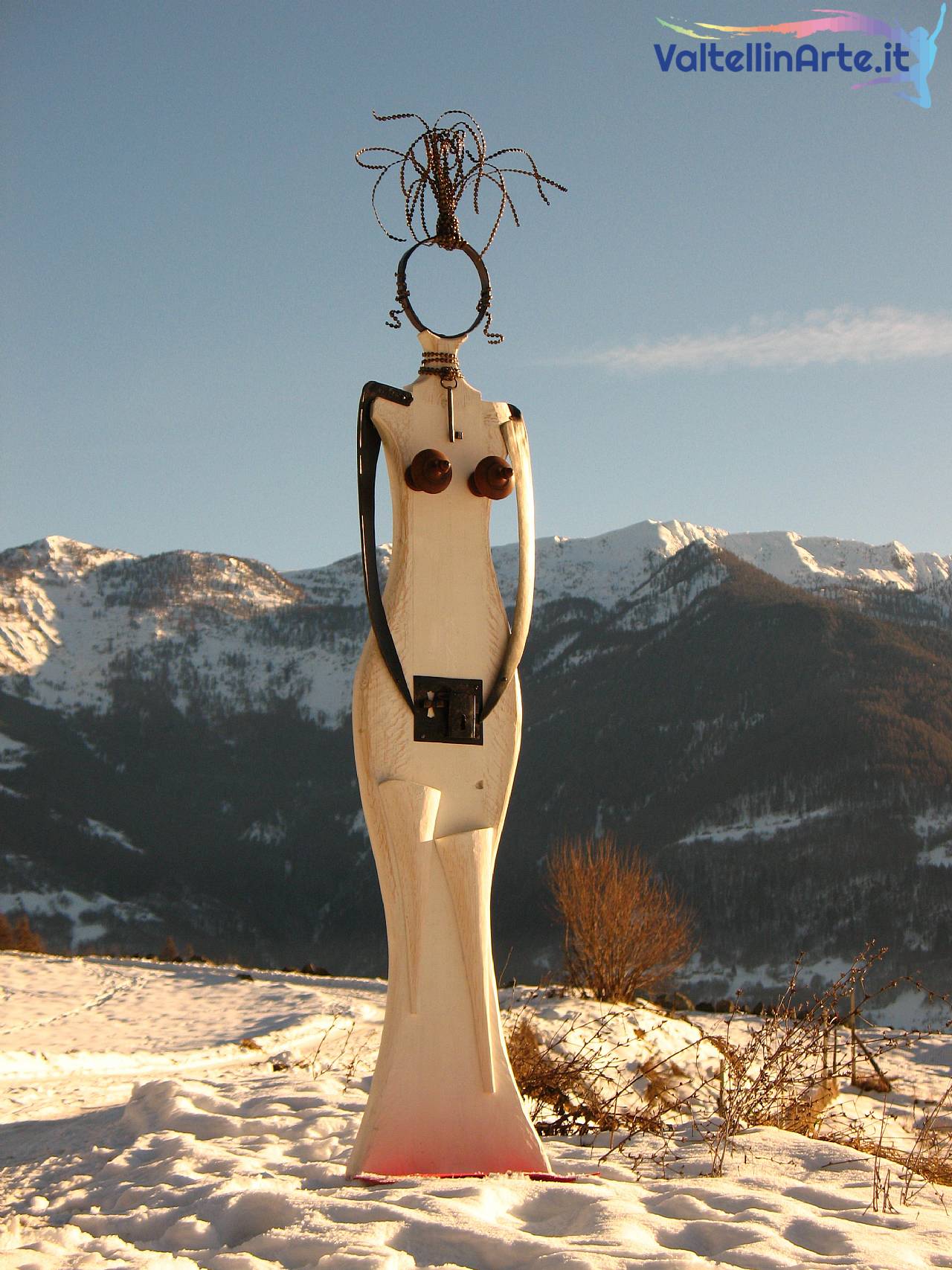 Sculture sulla neve